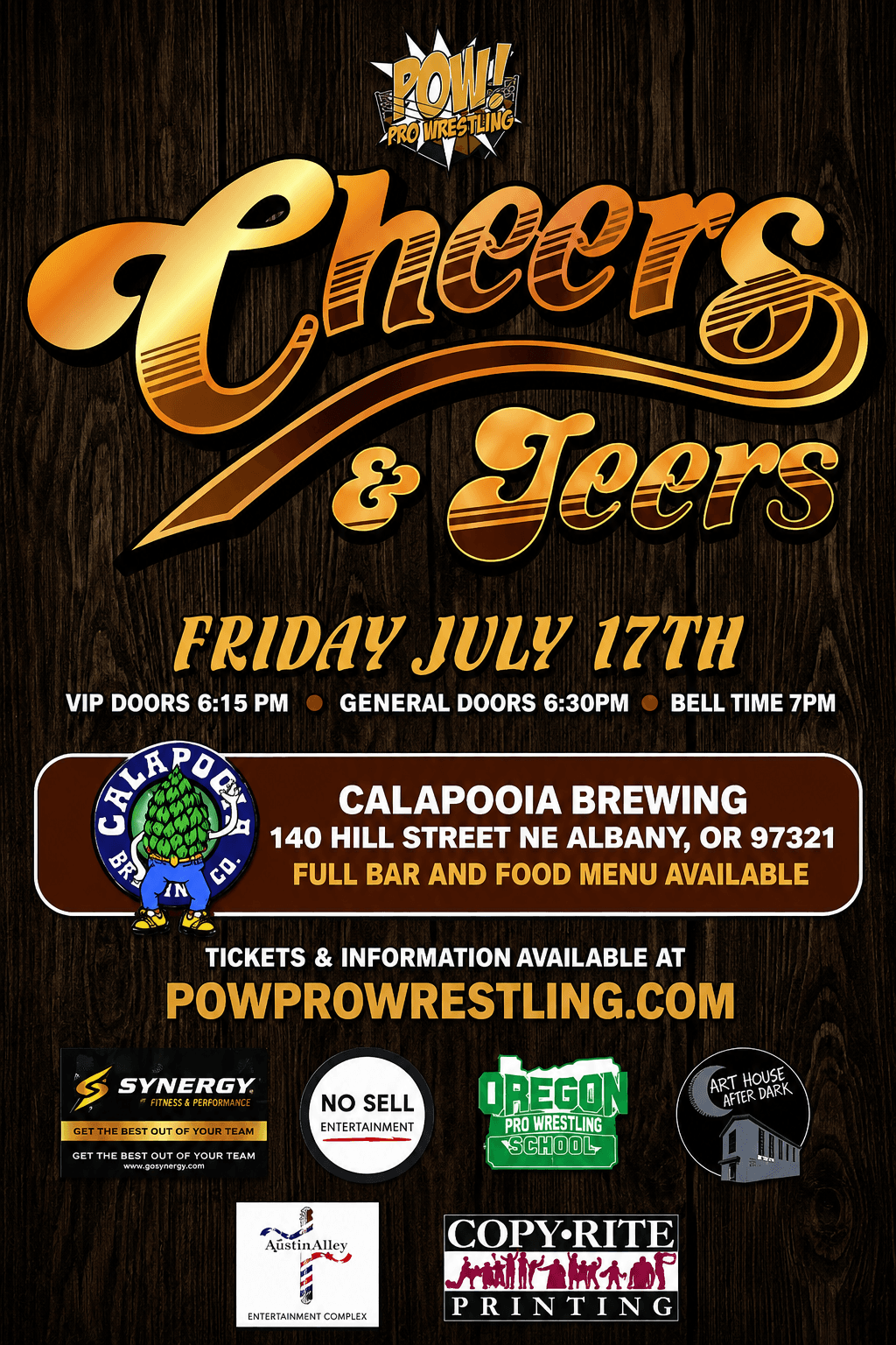 POW! Pro Wrestling Presents "Cheers & Jeers"!